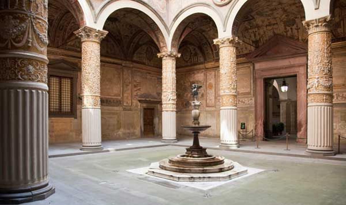 Patio en el Palacio Vecchio.