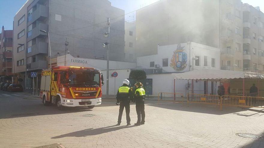 Incendio en un Casal de Falla de Benicarló