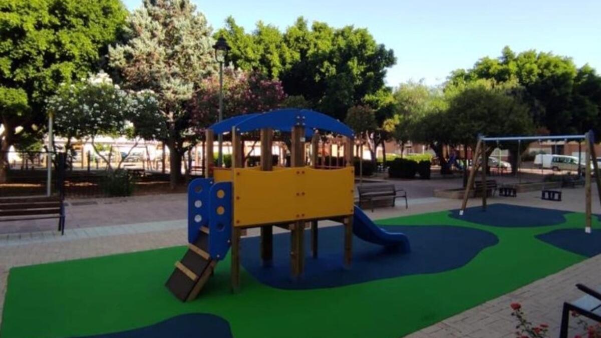 Uno de los parques que se han renovado en Museros