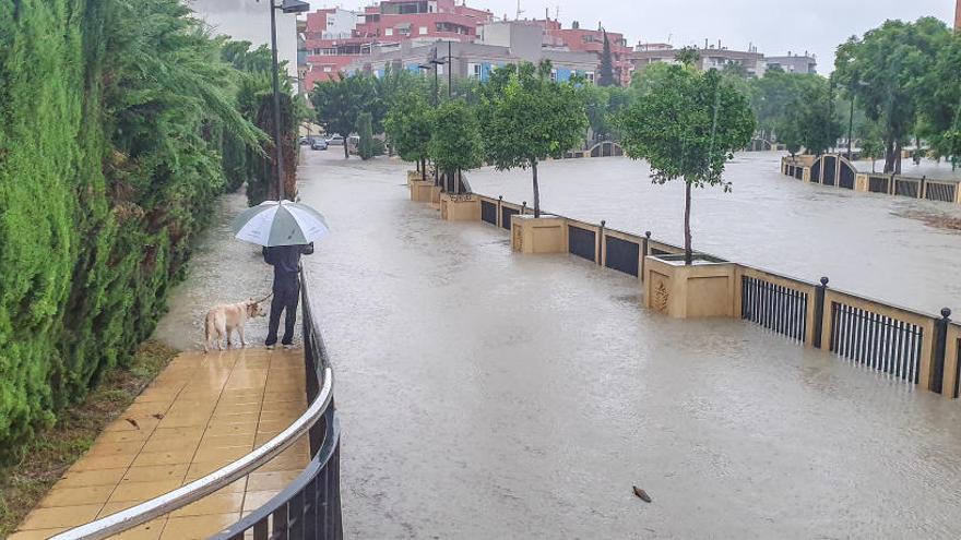 El río Segura se desbordó el pasado 13 de septiembre a su paso por el casco urbano de Orihuela, por donde discurre actualmente el cauce.