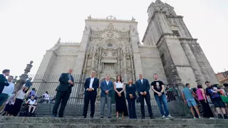 La basílica pontevedresa de Santa María estrena su nueva imagen