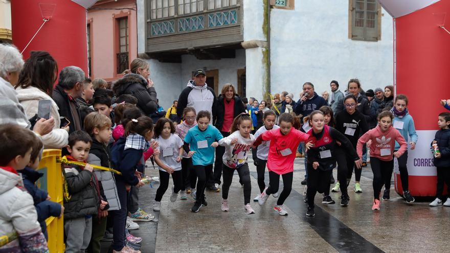 La 41ª edición del cross escolar, primera diversión de las Fiestas del Cristo del Socorro de Luanco