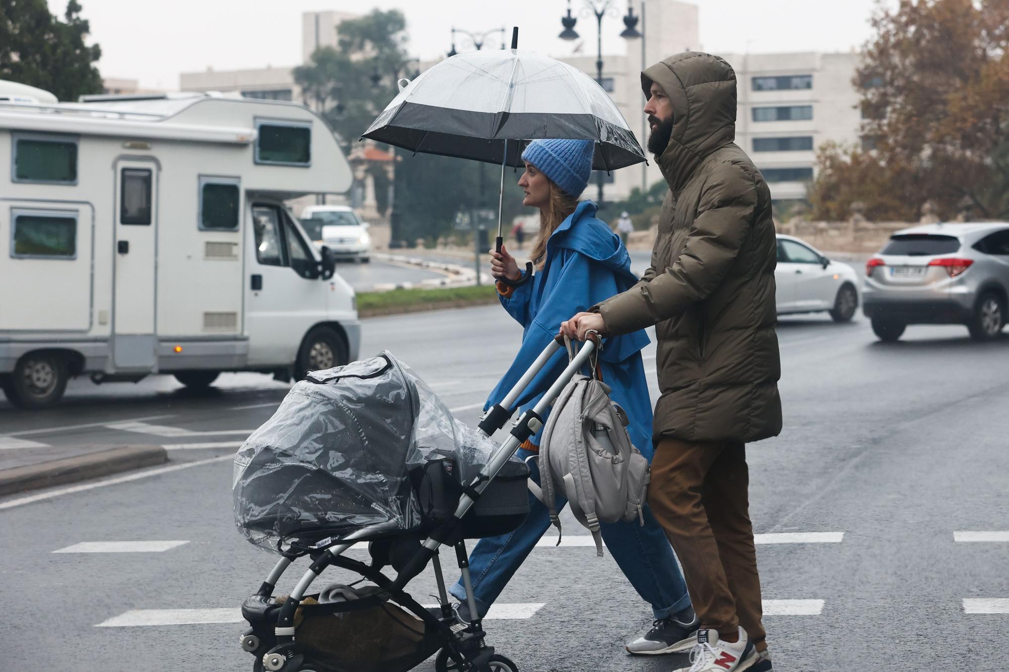 Temporal con frío polar, nevadas y precipitaciones que se intensificarán el  jueves 