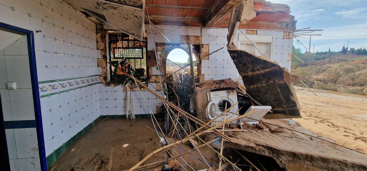 Imagen de la casa de Francisco tras la dana