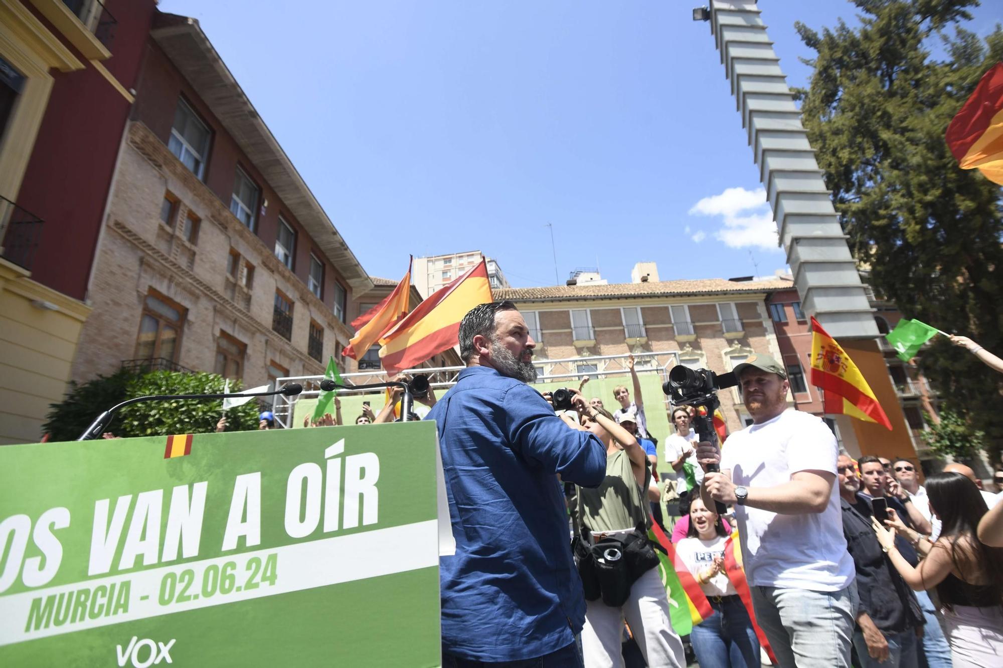 Acto de Santiago Abascal y Jorge Buxadé en Murcia