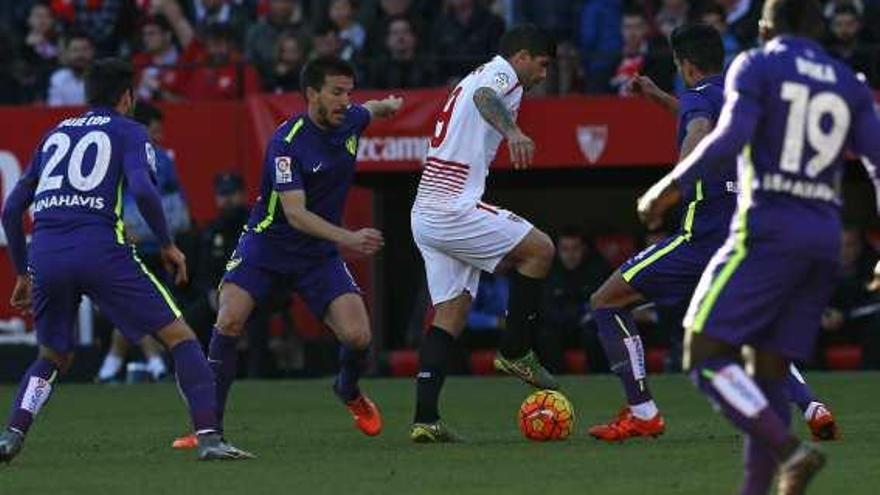 El Málaga jugó un gran partido en el Pizjuán, presionó al Sevilla y tuvo buenas ocasiones para al menos empatar, pero le faltó suerte.