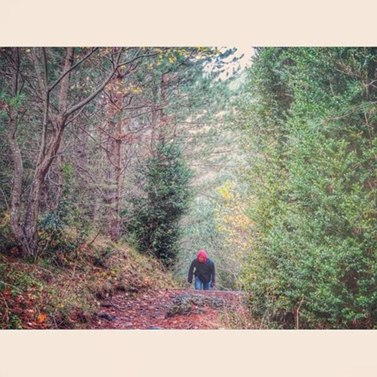 De paseo por el monte respirando el clima otoñal.