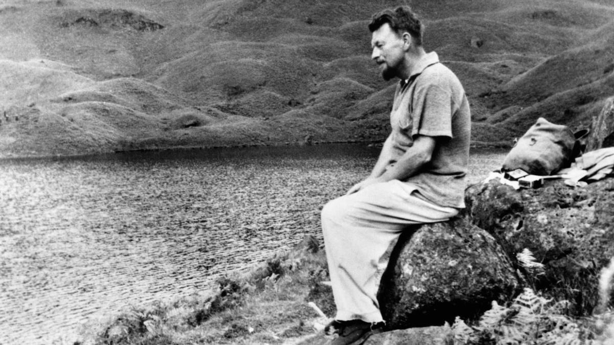 El escritor Malcolm Lowry