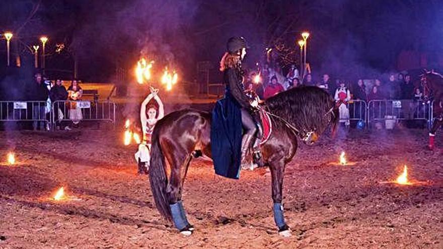 Cavalls i foc al Firestoc de Banyoles