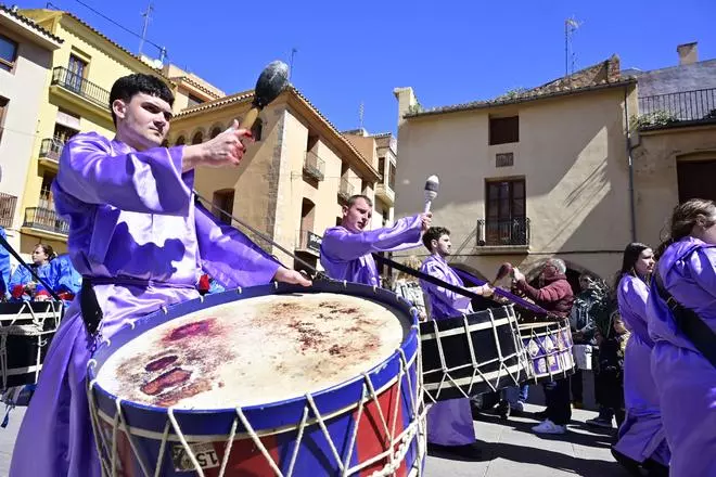 Las imágenes de la popular tamborada de Vila-real
