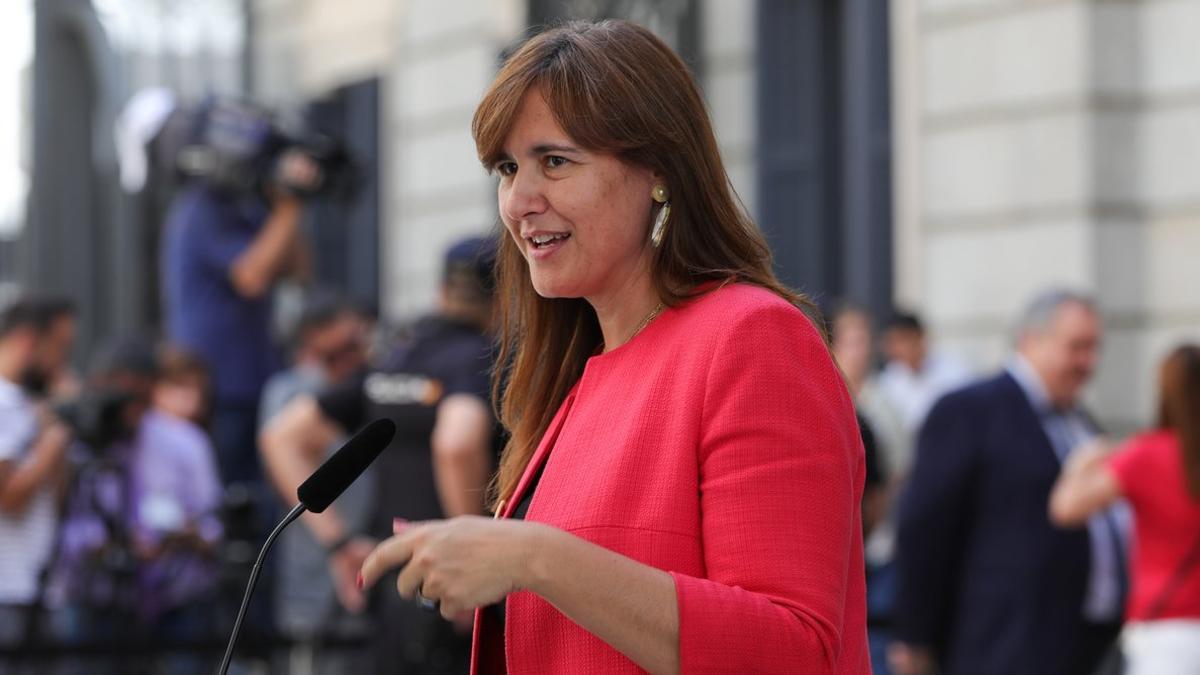 Laura Borrás, portavoz de Junts per Catalunya
