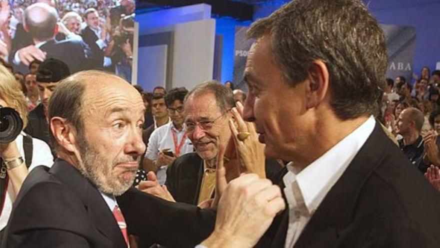 Rubalcaba a Zapatero: "Gracias por todo"