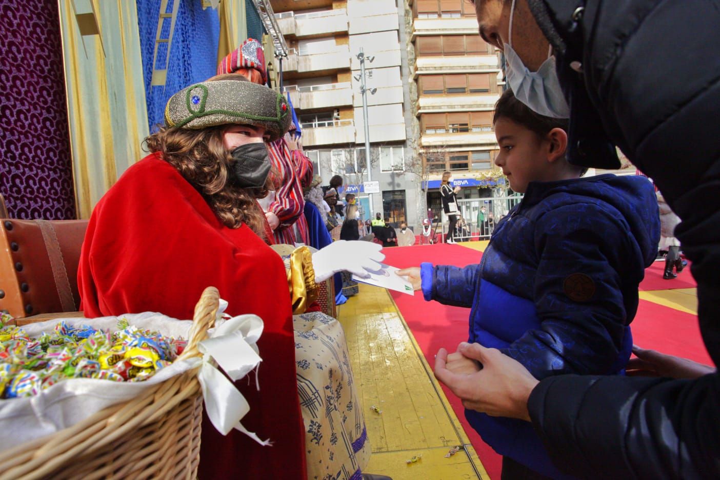 Así ha sido la llegada de los mensajeros de los Reyes Magos a Vila-real