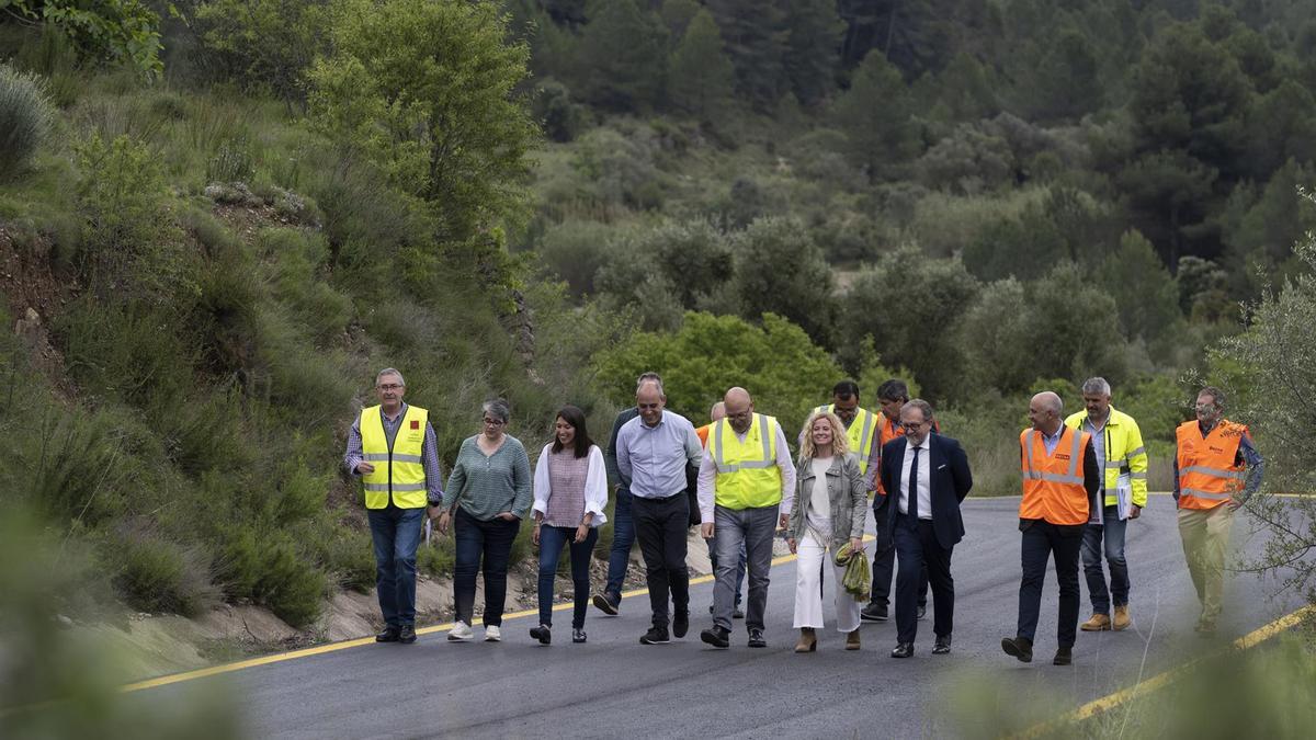 Finaliza la primera fase del asfaltado de la carretera de Cabanes a Oropesa