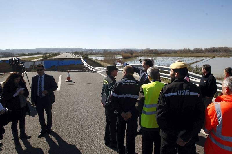 Fotogalería de la visita de Rajoy a la ribera del Ebro