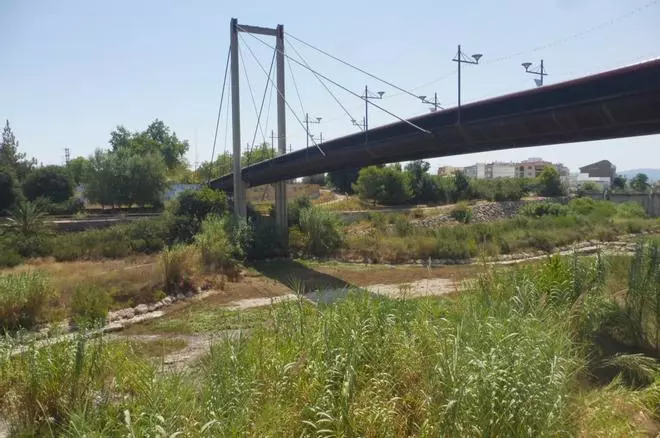 El Serpis sigue un verano más sin caudal ecológico y seco desde Almoines hasta Gandia