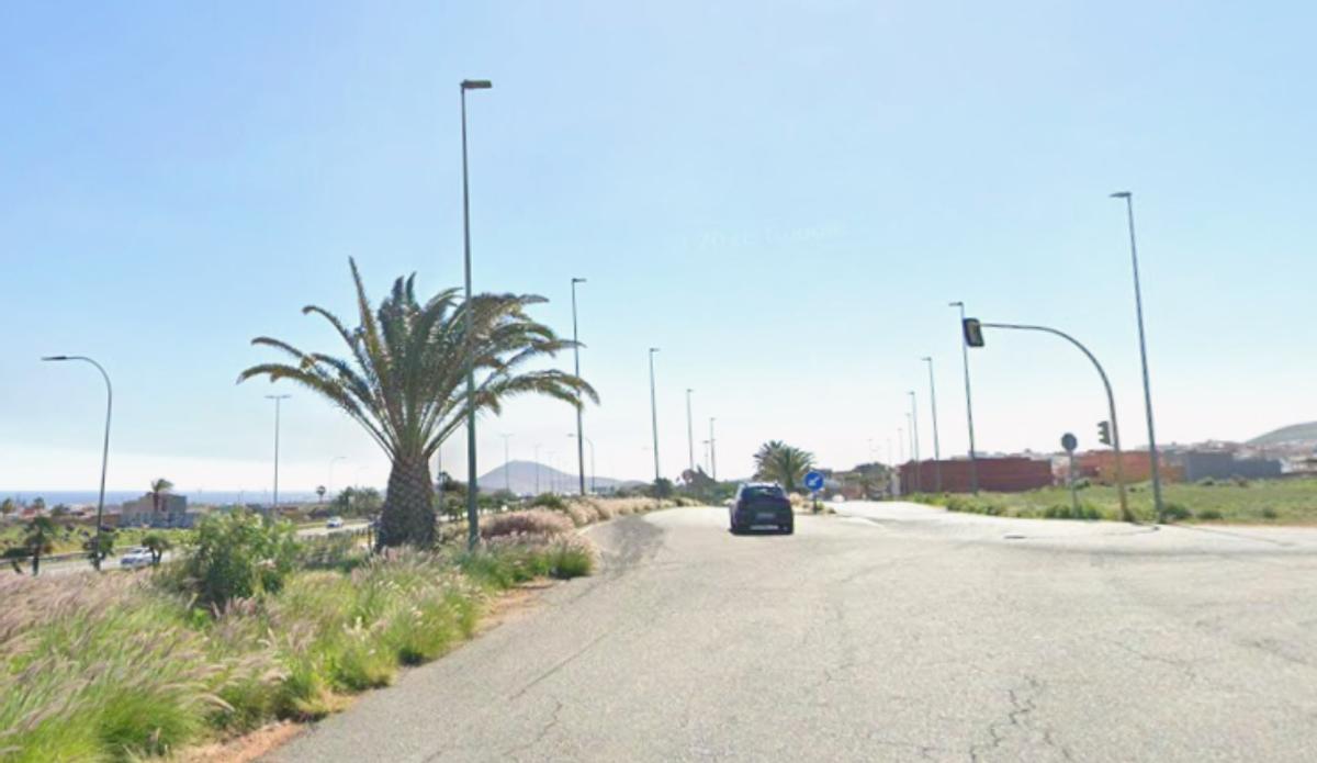 Carretera CG-195, en la que ocurrió el atropello.