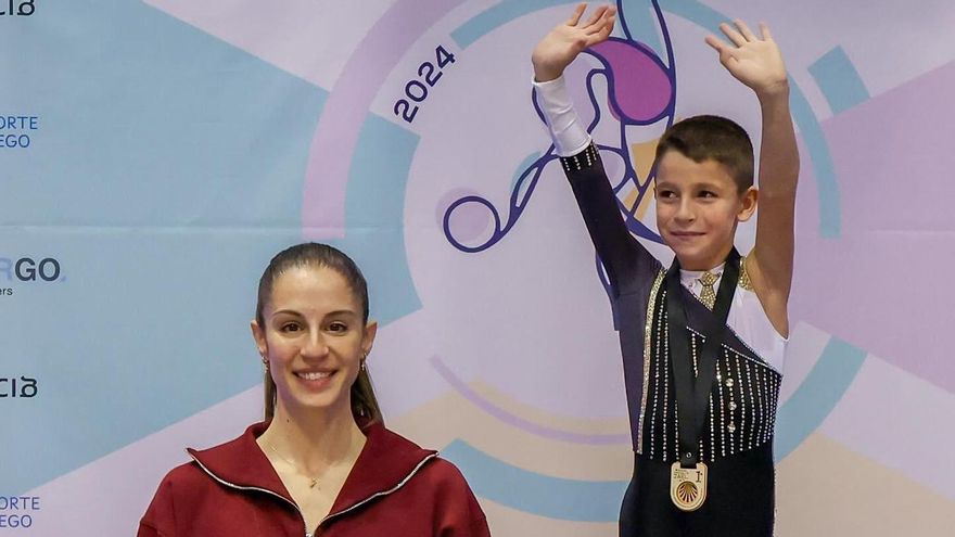 Nuevo podio para Jorge Barrio, de Rítmica Benavente, en el prestigiosa Viravolta-Jael