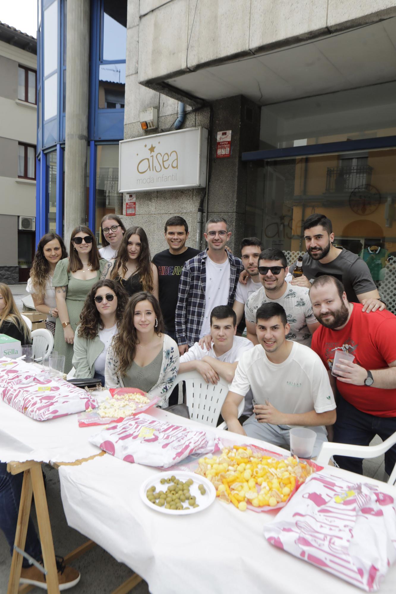 Comida en la calle de Laviana