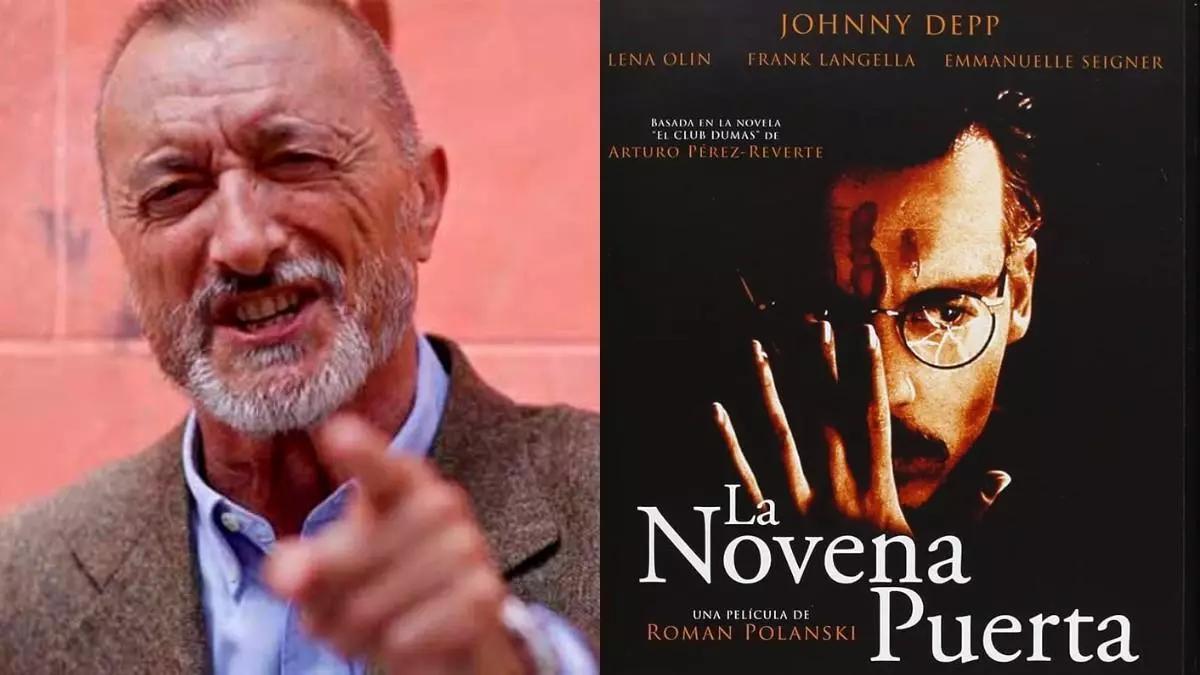 Arturo Pérez-Reverte y Johnny Depp