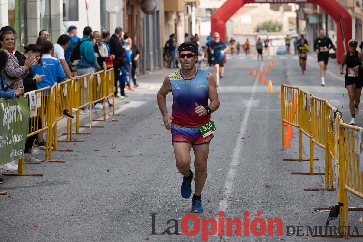 Carrera Popular Urbana y de la Mujer de Moratalla ‘La Villa, premio Marín Giménez (línea de meta)