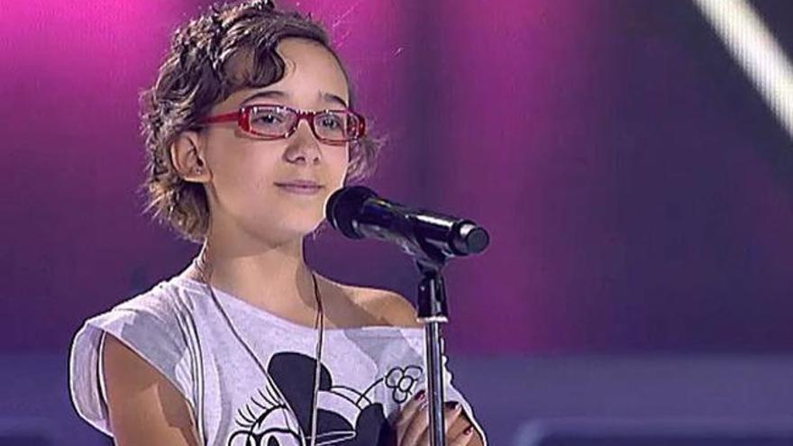 Iraila Latorre en &#039;La Voz Kids&#039;.