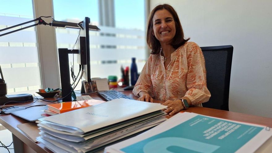 Sílvia Mas al seu despatx a l'edifici mare de la Fundació Universitària del Bages