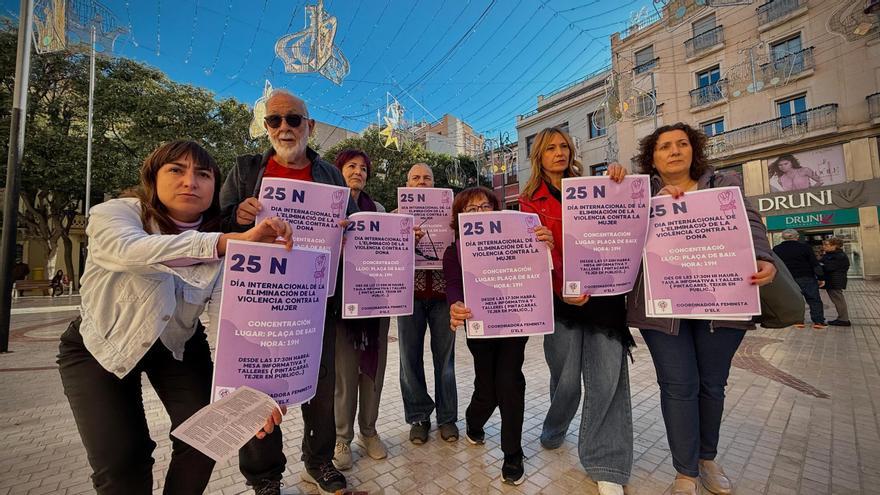 La Coordinadora Feminista presenta sus reivindicaciones contra la violencia machista este 25N en Elche