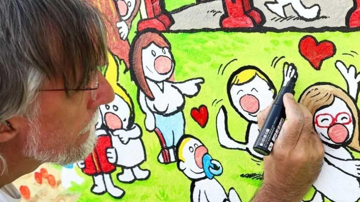 Mural realizado por Toni Reollo