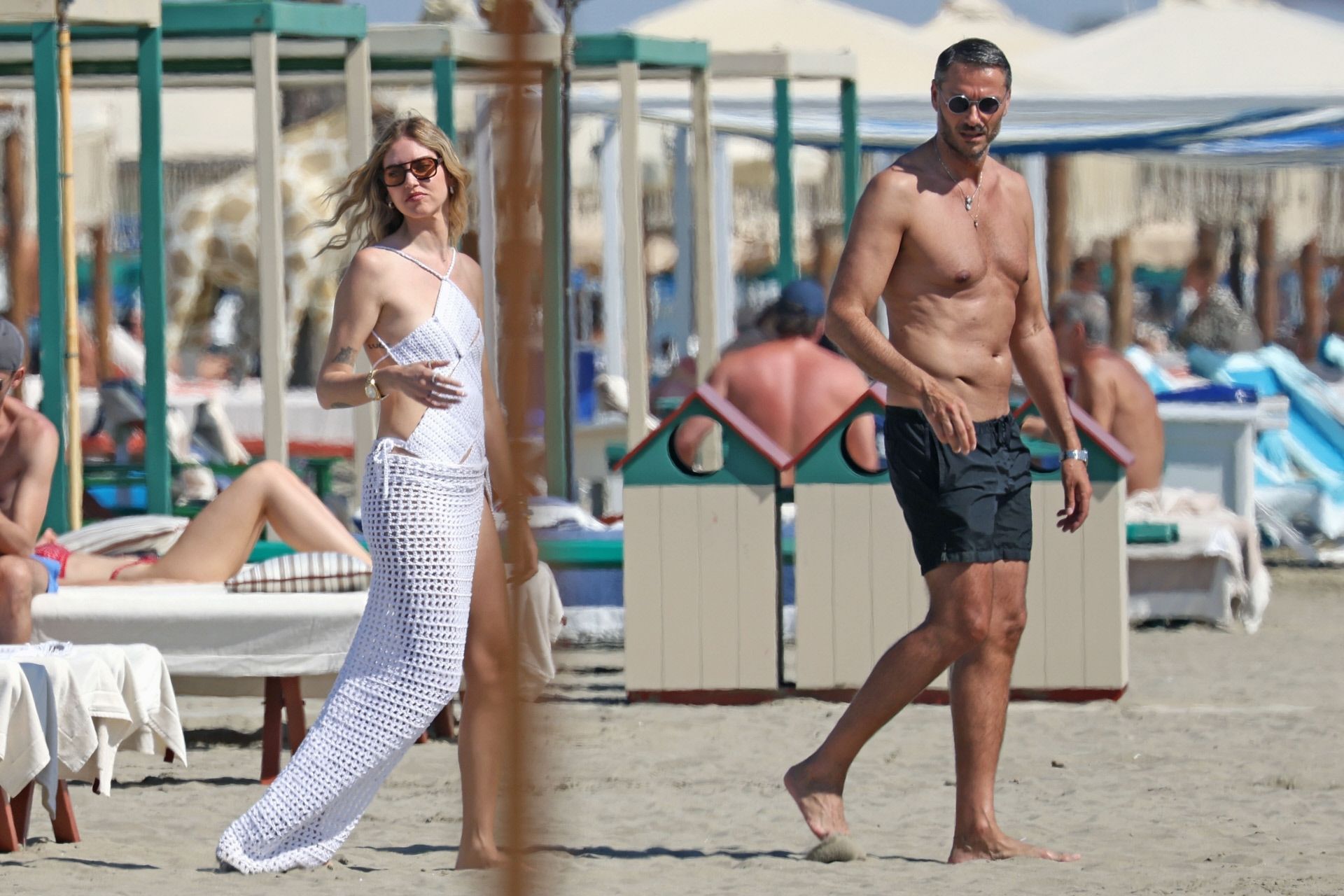 Chiara Ferragni junto a Silvio Campara de vacaciones