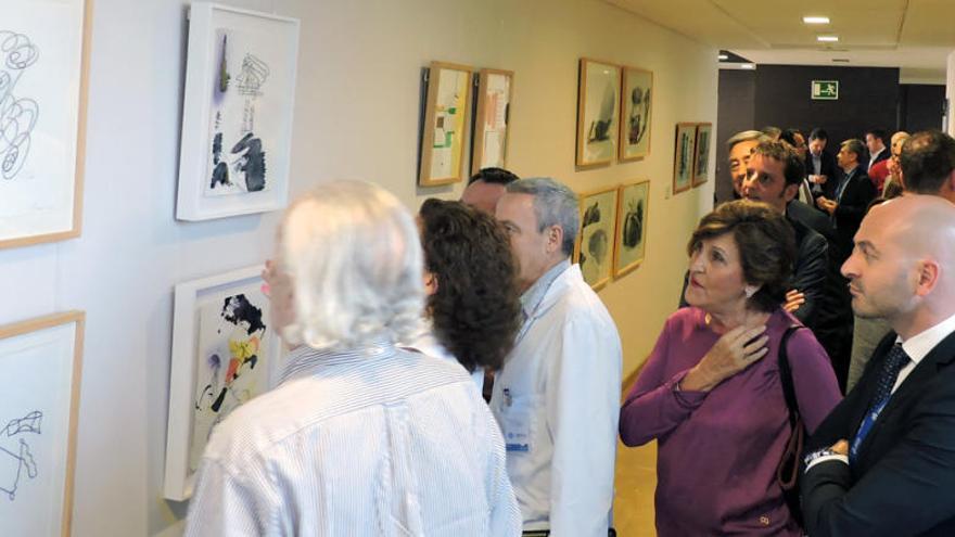 La muestra en el Hospital IMED Elche