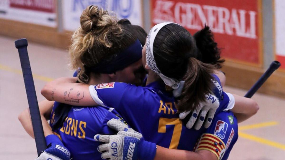 Victoria del Voltregà ante el Manlleu en la semifinal de la Euroliga femenina de hockey patines