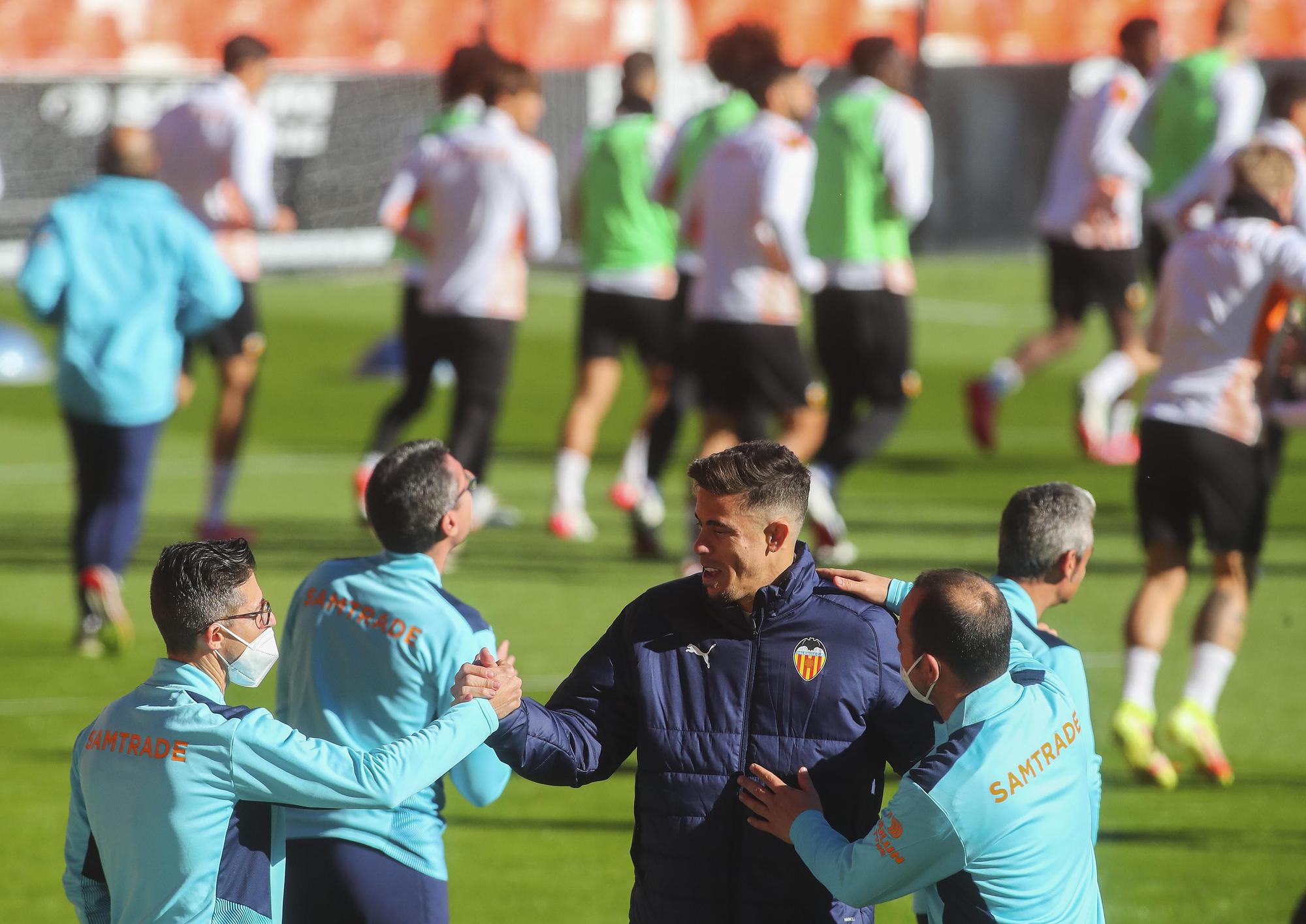 Así ha sido el entrenamiento del Valencia CF de hoy