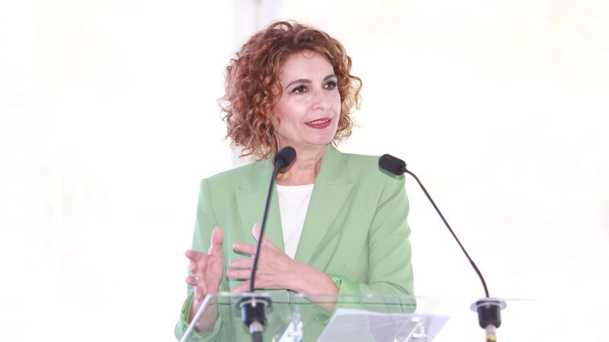 La vicepresidenta y ministra de Hacienda, María Jesús Montero, en una imagen de archivo.