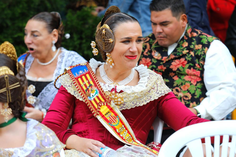 Homenaje a la Senyera de las fallas del Marítimo