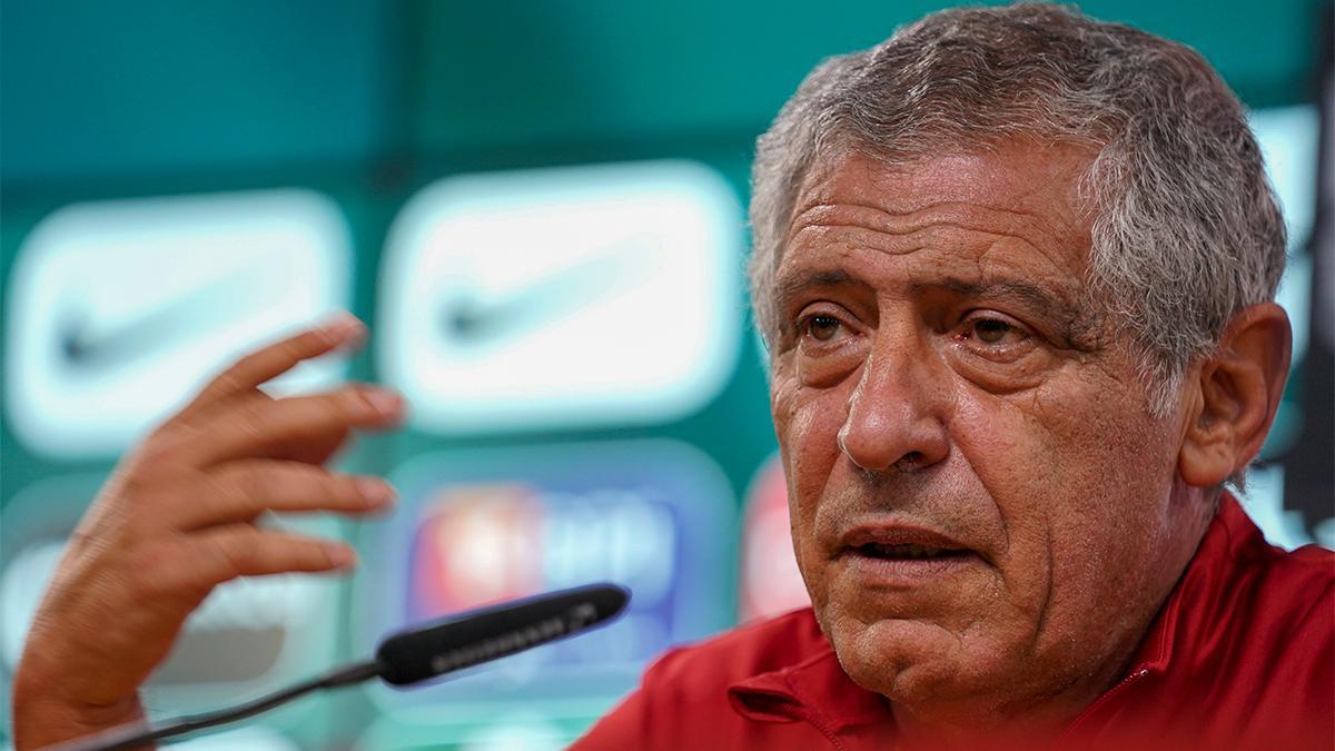 Fernando Santos: "Nunca he visto a España jugar de forma diferente"