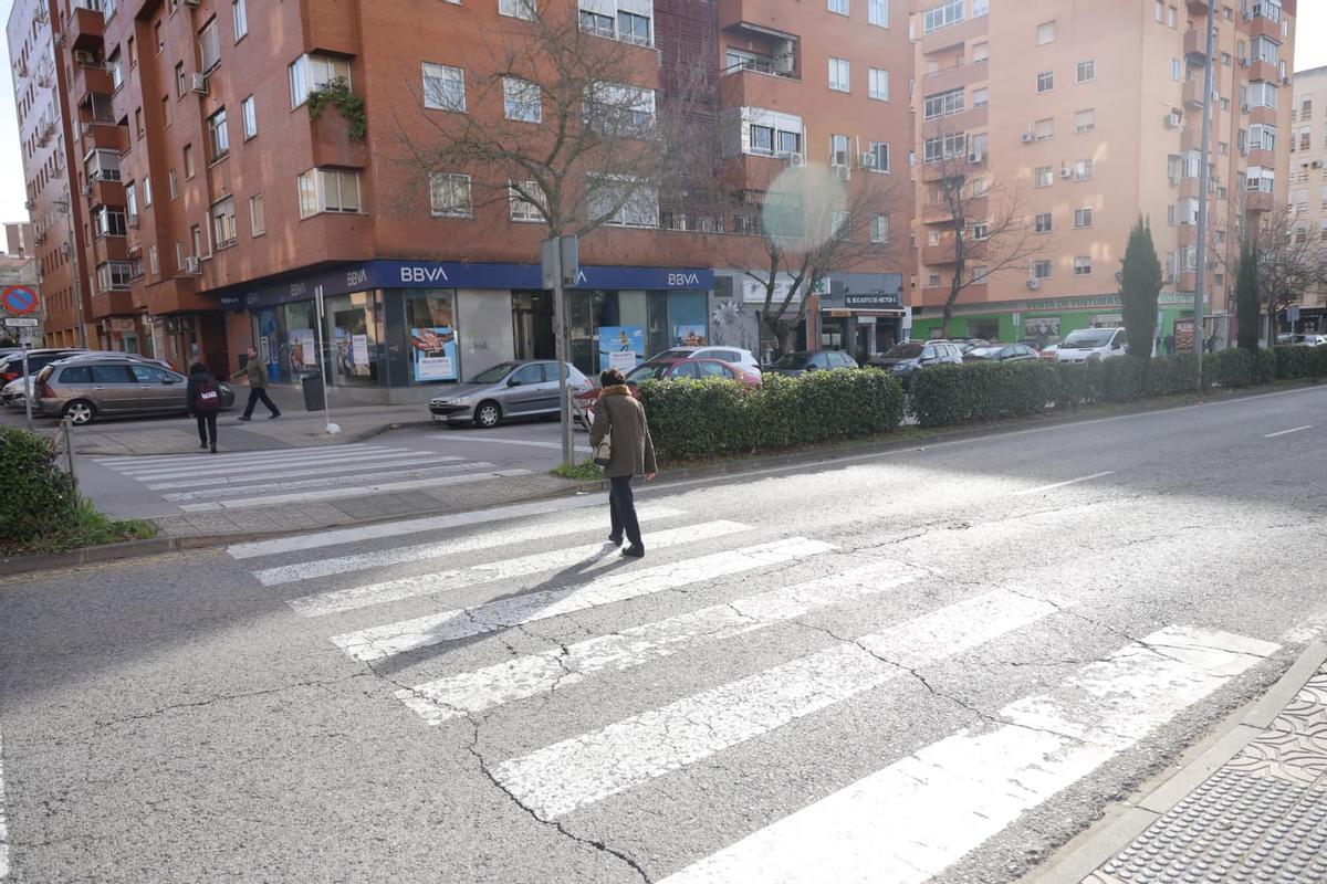 Galería | Lugar en el que se produjo el accidente en Cáceres