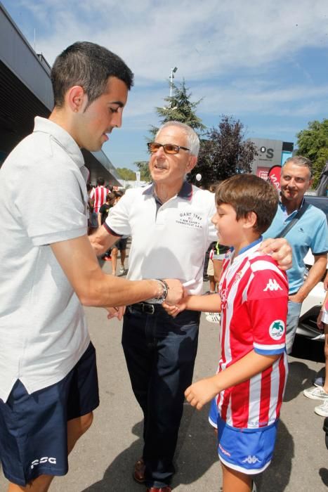 Visita del Sporting a la Feria