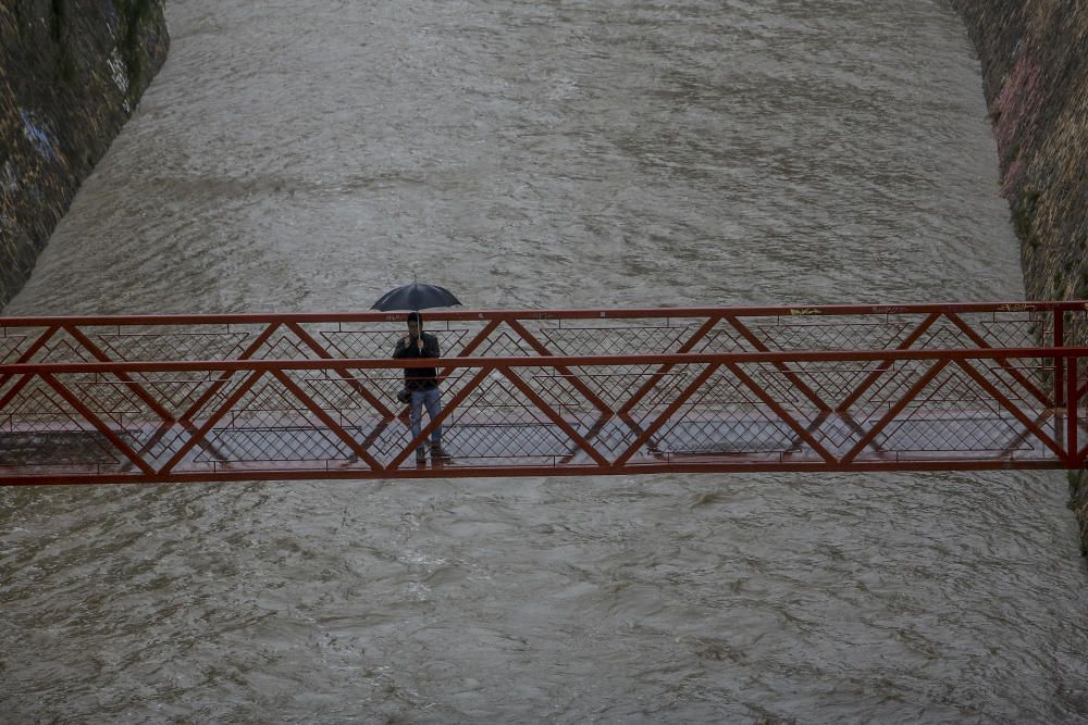 Racha de lluvias en Elche durante el fin de semana