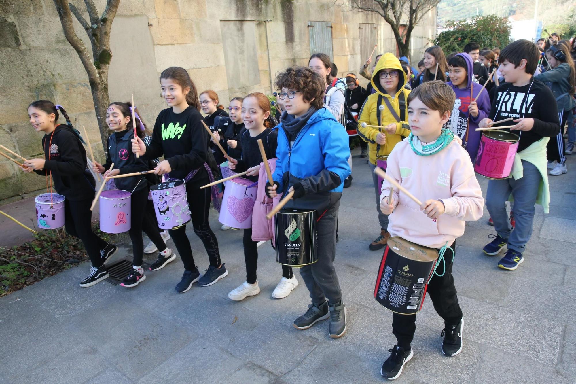 Los colegios, protagonistas en la previa del 25-N en O Morrazo