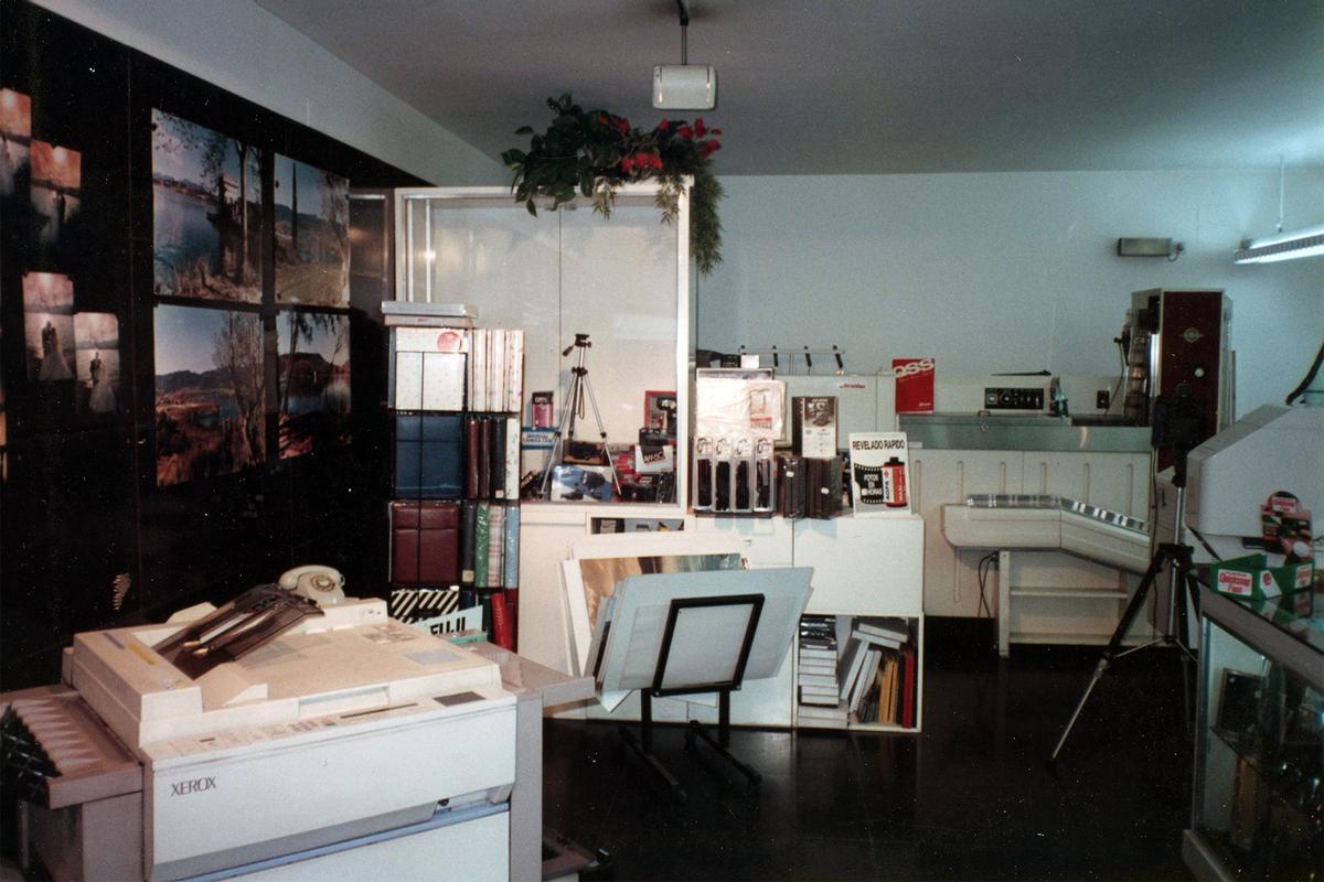 La botiga de Galeria 35 a Banyoles als anys 90