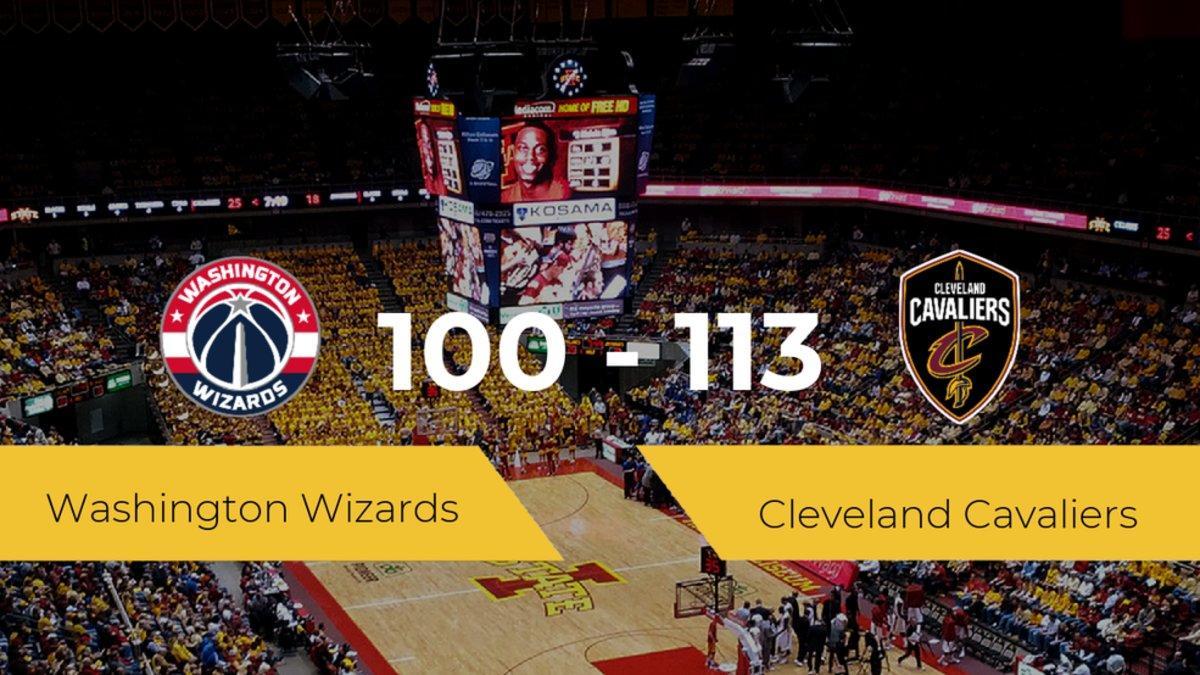 Cleveland Cavaliers gana a Washington Wizards por 100-113