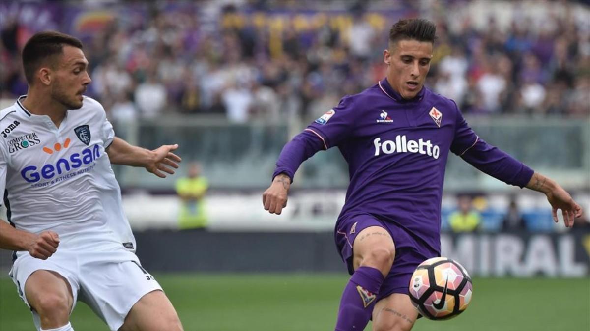 Cristian Tello es un fijo en el carril derecho de la Fiorentina