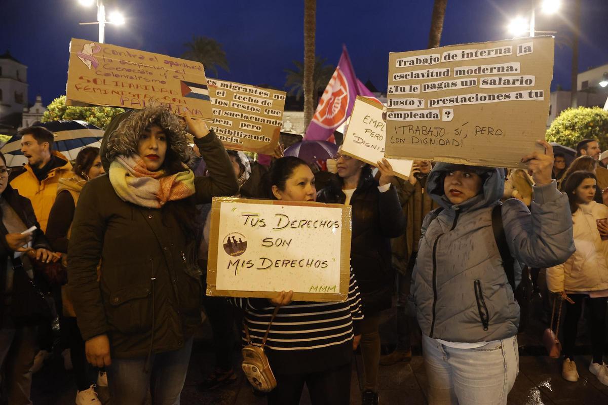 Manifestación en Mérida