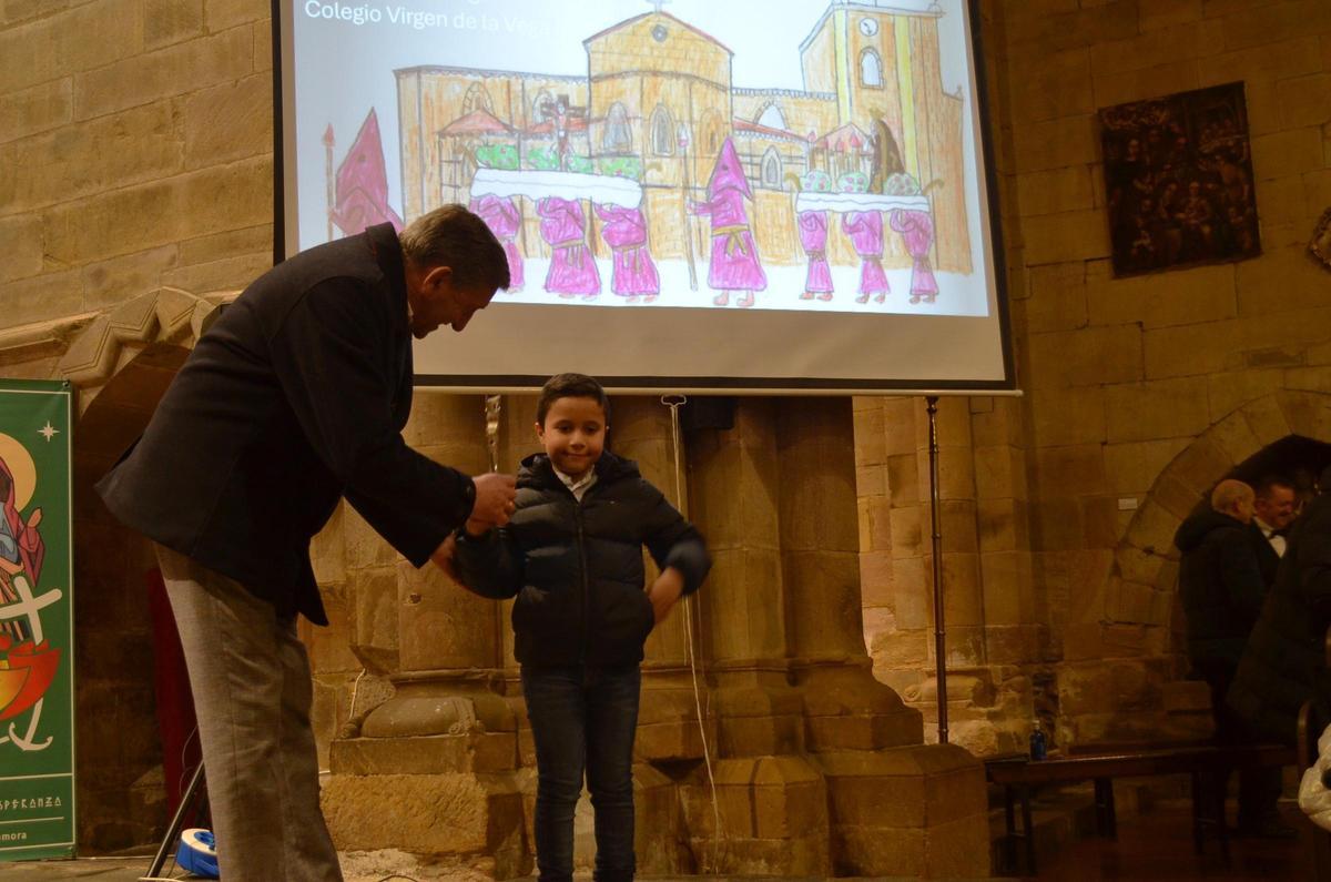 Sergio Justel, tercer premio de la categoría de 5 a 8 años.