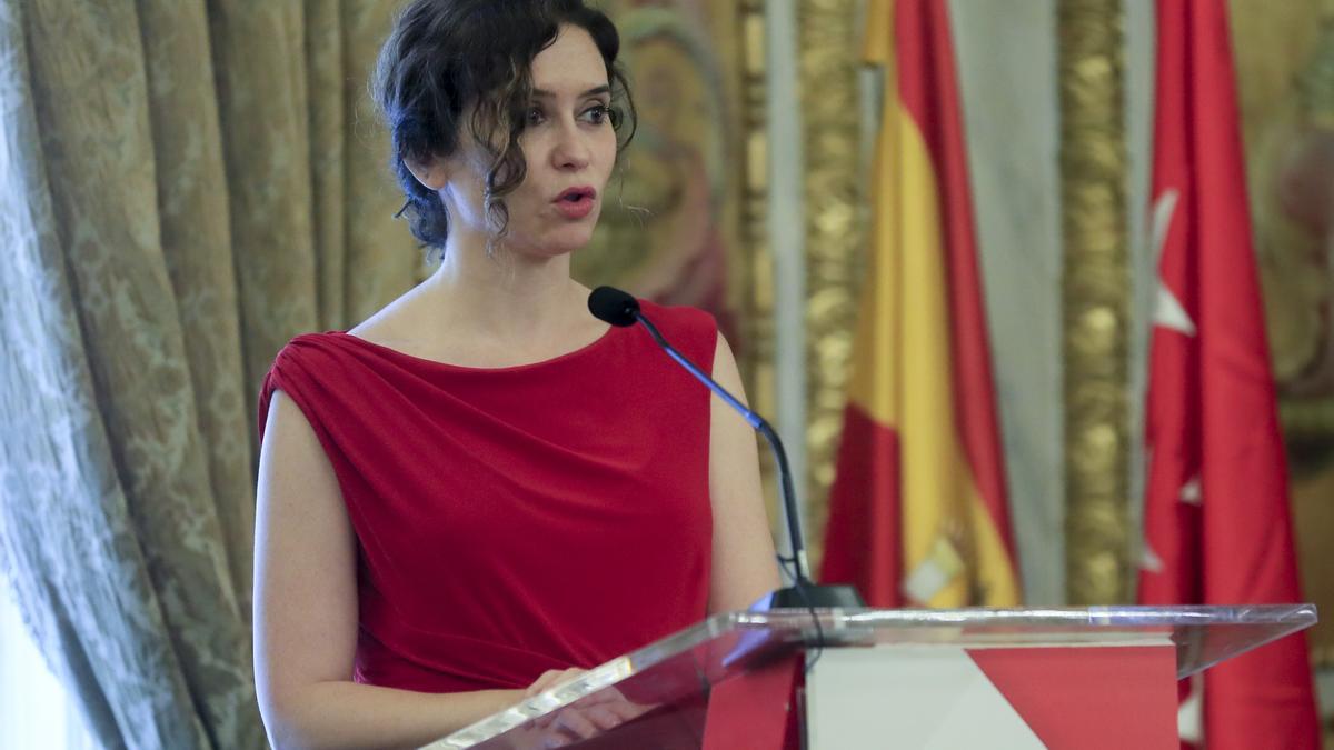 La presidenta de la Comunidad de Madrid, Isabel Díaz Ayuso, en una imagen de archivo.