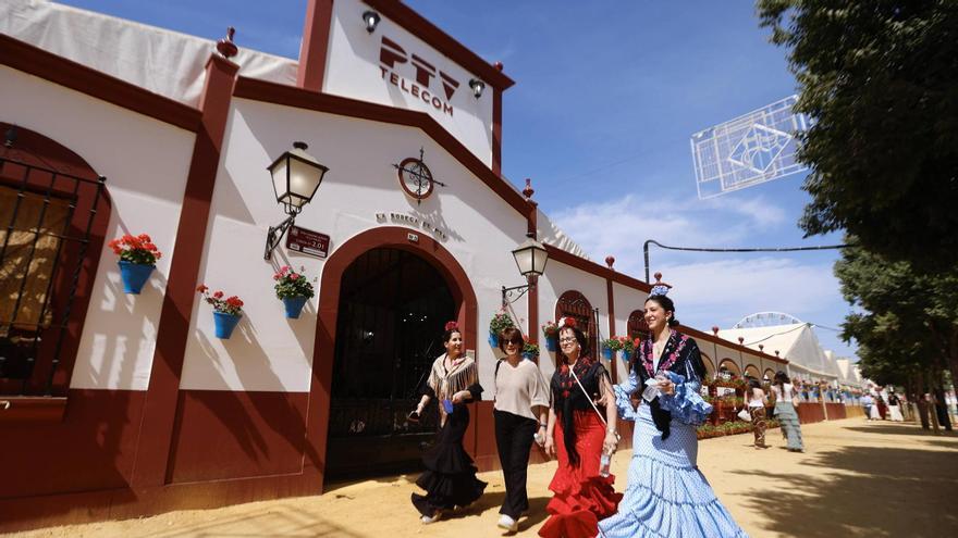 Ambiente en las casetas premiadas