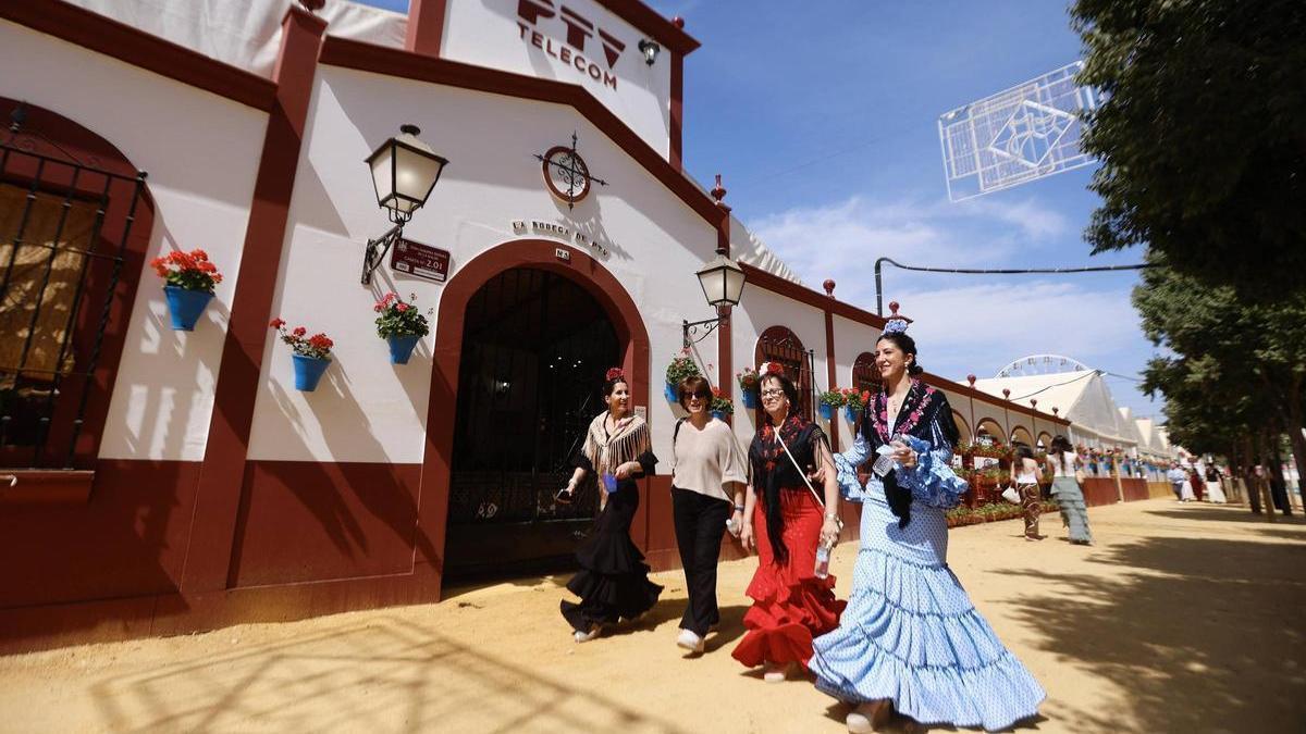 Ambiente en las casetas premiadas