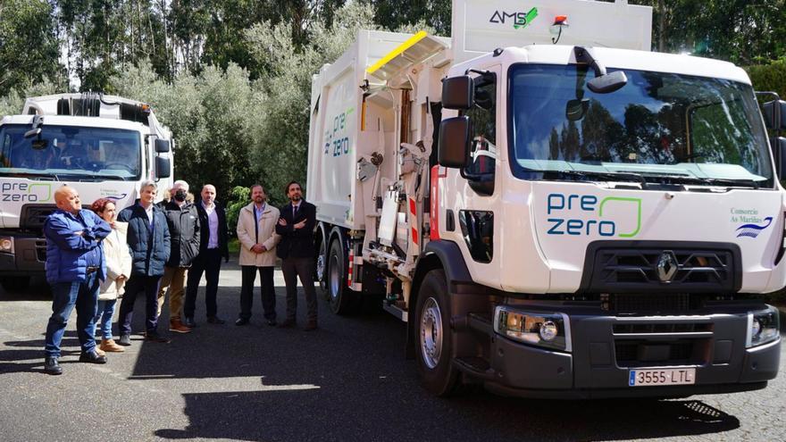 Presentación de camiones de la concesionaria de la recogida de basura, en 2022.