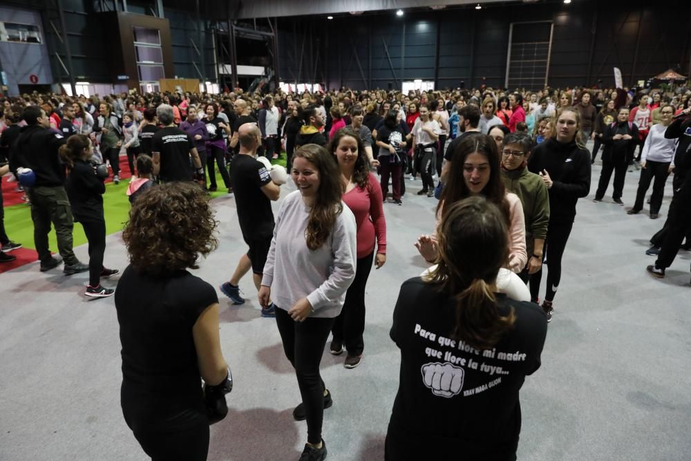 Exhibición en Gijón de krav maga